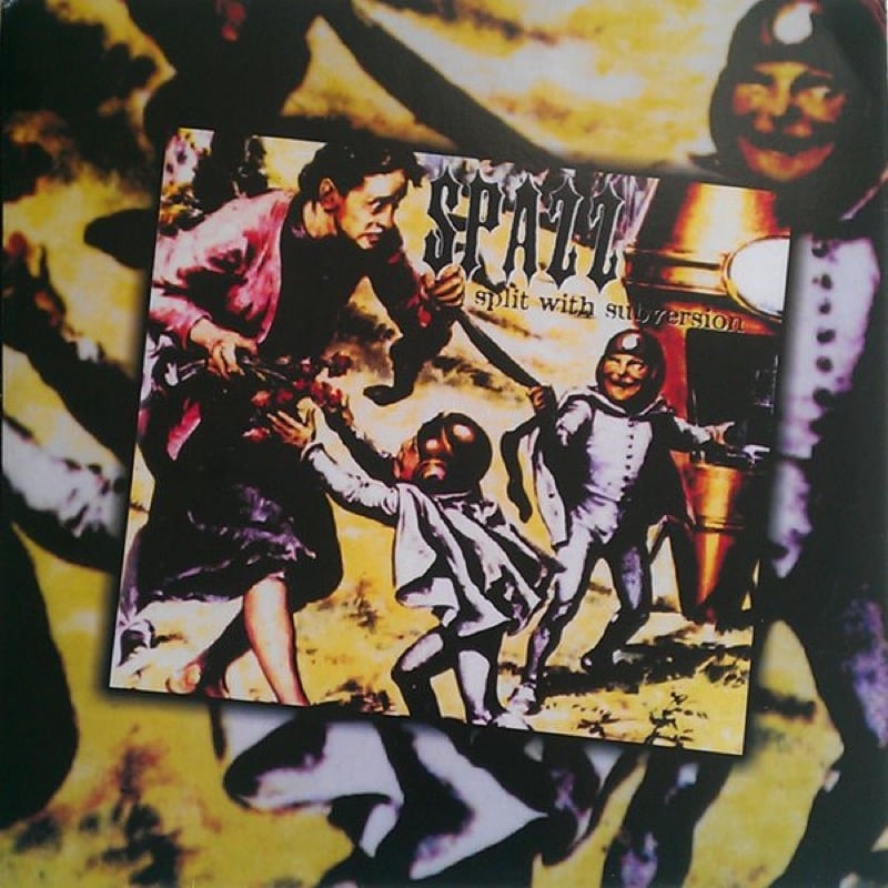 Image of Spazz / Subversion "split" LP (Import)
