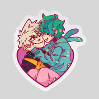 Image 2 of V-Day BakuDeku Star Stickers