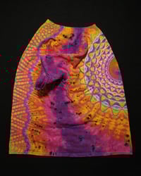 Image 3 of XL Bleach Reversed Mandala, Zig-Zag Honeycomb Spine & Scrunch #2