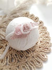 Image 4 of Photo prop | Newborn headband for photoshoot | baby pink