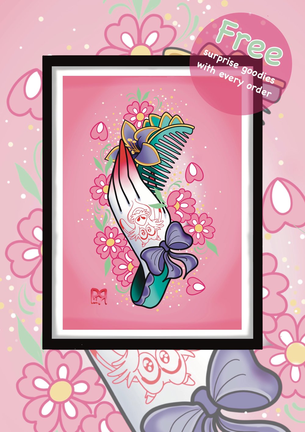 A5 chibi mulan print pack