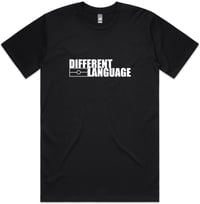 Different Language T-Shirt - Black