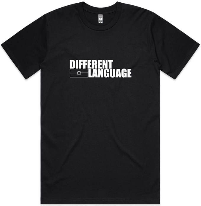 Image of Different Language T-Shirt - Black