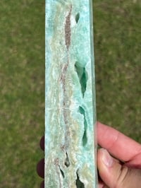 Image 3 of Large Blue Aragonite Obelisk #3072