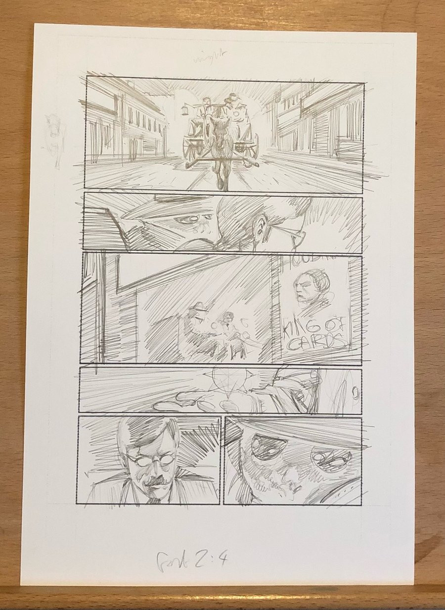 Image of Fort issue 2 page 4 pencils