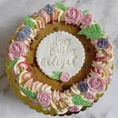 Image 1 of Floral Cookie Cake