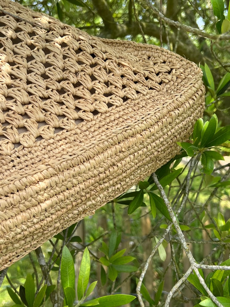 Image of Grand Sac en Raphia MYA 
