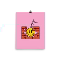 Image 1 of Smiley Wrecking Ball Print