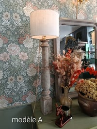 Image 3 of Lampe  balustre ancienne 