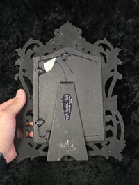 Image 4 of LARGE Gothic black ornate framed preserved web