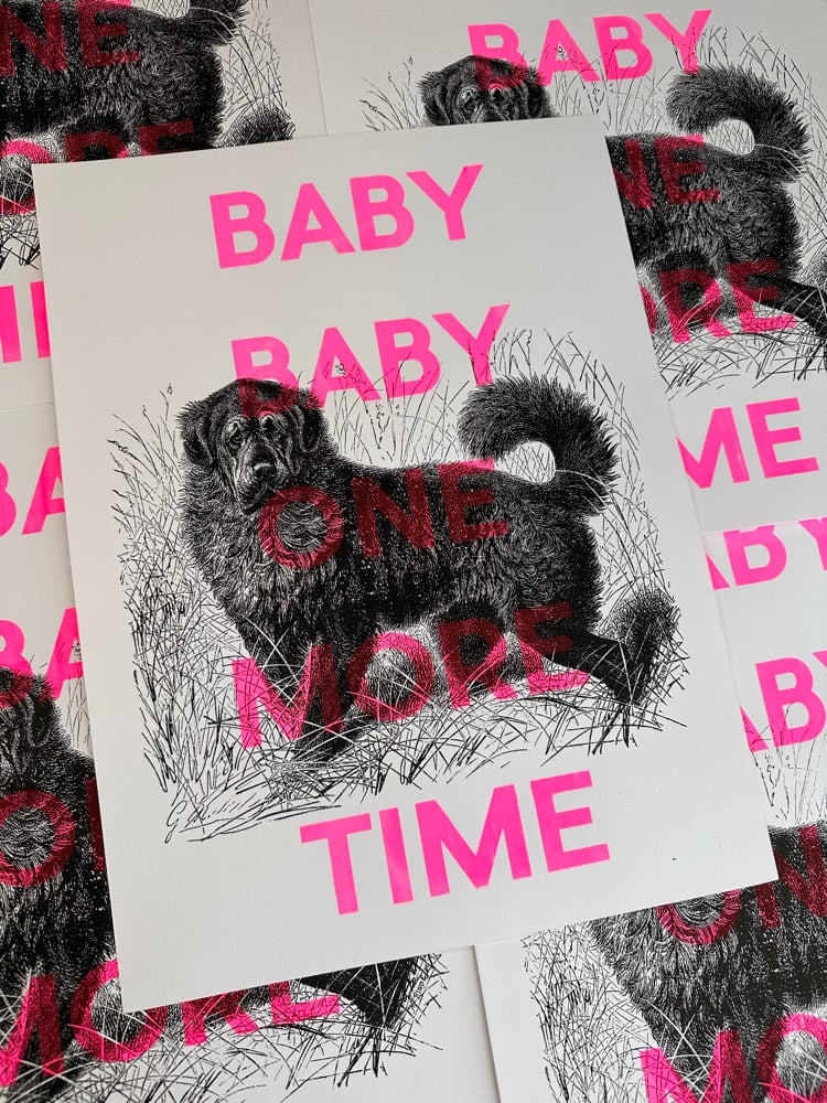 Affiche « BABY BABY ONE MORE TIME »