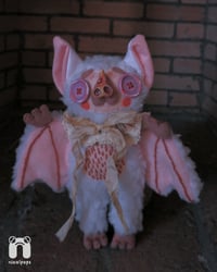 Image 1 of Ghost the bat fibre beast doll