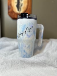 Image 2 of #37 20oz Amazing Grace Angel Wing Marble