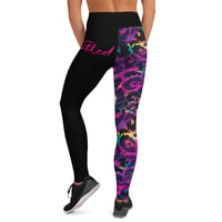 Image 2 of BOSSFITTED Multicolored Leopard Print Yoga Leggings