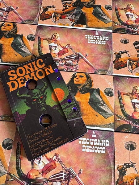 Image of SONIC DEMON ‘A Thousand Demons’ Limited edition cassette