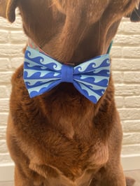 Image 4 of Sea Waves Bow Tie / Sailor Bow