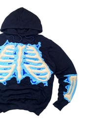 Image 3 of Reworked Cracky 3D Bones One Set Hoodie size L