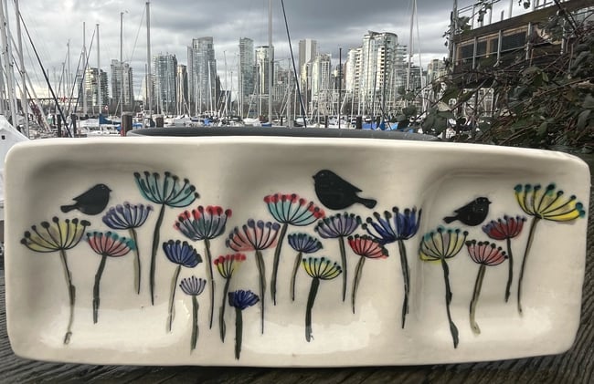 Blackbird  Small Serving Tray