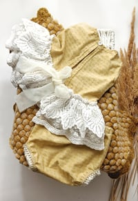 Image 3 of Photo prop - Newborn girls photography set - Erin - mustard