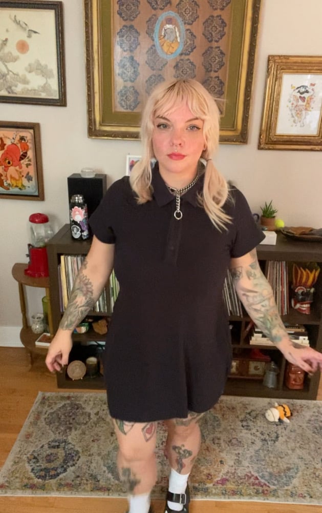 Image of Polo Dress (black)