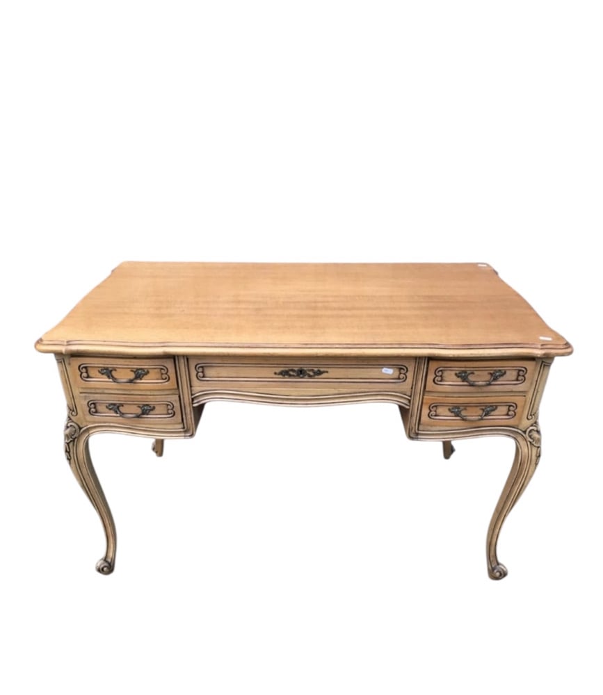 Image of French oak desk/dressing table