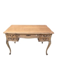 Image 2 of French oak desk/dressing table 