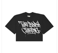 Image 1 of turf baby handstyle women’s crop top