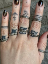 Snakeskin Rings