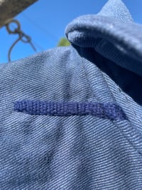 Image 5 of NAVY DYED ZIPPERED JACKET