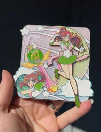 Image 4 of Super Sailor Form Jupiter enamel pin 