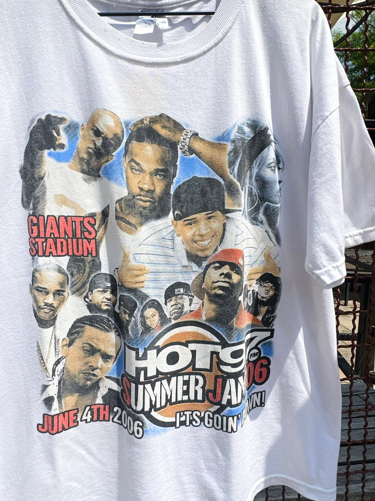 Store Hot 97 Summer Jam 2009 Giants Stadium Mens Tshirt Top Tee Shirt Graphic - Size M