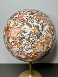 Image 6 of Large Money Agate Sphere Statement Piece #2853