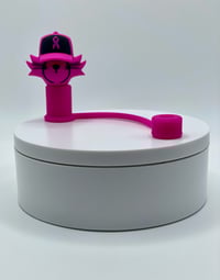 Image 4 of JEI Breast Cancer “Stanley Cup” Straw Top (Packaging & Shipping Included)