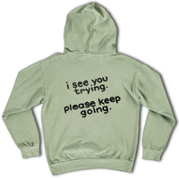 Image 1 of Keep Going | Heavyweight Hoodie
