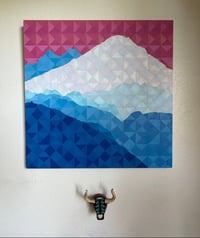 Mount Baker - Oil on Wood 