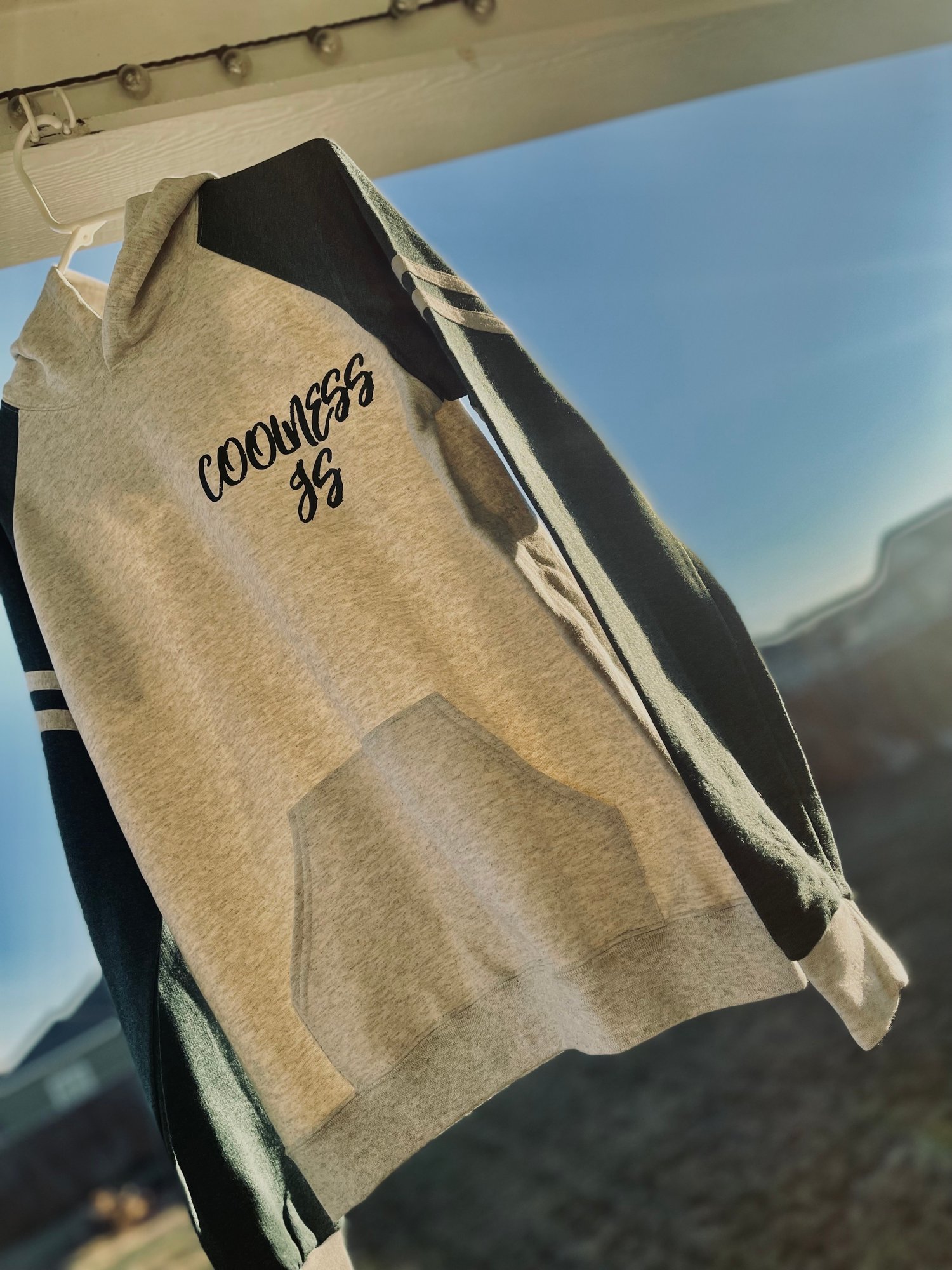 Image of COOLNESS IS -  Varsity Color-Block Hoodie
