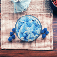 Image 4 of Blue Raspberry Swirl, 8oz Candle