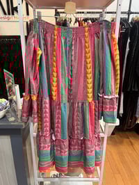 Image 1 of colorful boho dress