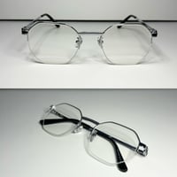 Image 1 of Clear & Silver - Smaller Lenses