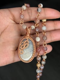 Image 4 of Fossil Coral X Sunstone Necklace