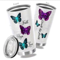 Faith Hope & Love Tumbler 22oz 