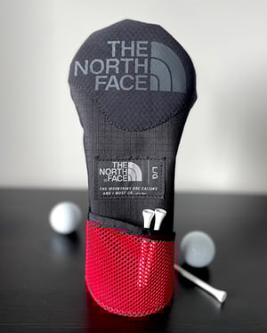 Image of Custom Upcycled TNF Fairway Headcover - black/red