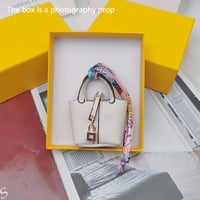 Image 20 of Mini Bag Pendant Car Keychain Hanging Accessory Zero Wallet Creative Portable Bracelet Bluetooth Ear