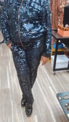 Navy Sequin 2pc Set