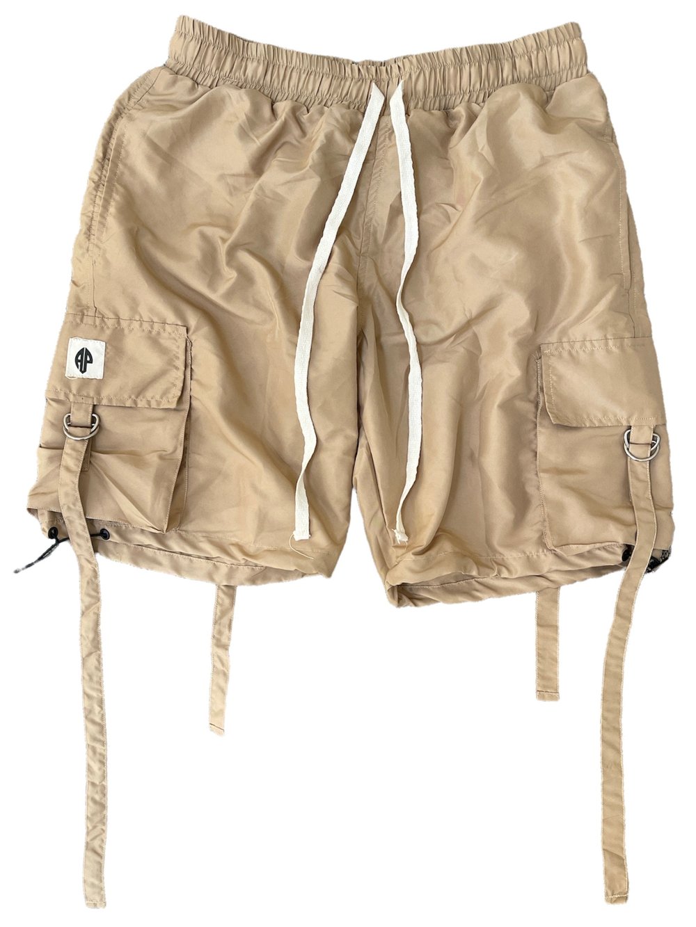 Image of Tan String-Tech Shorts