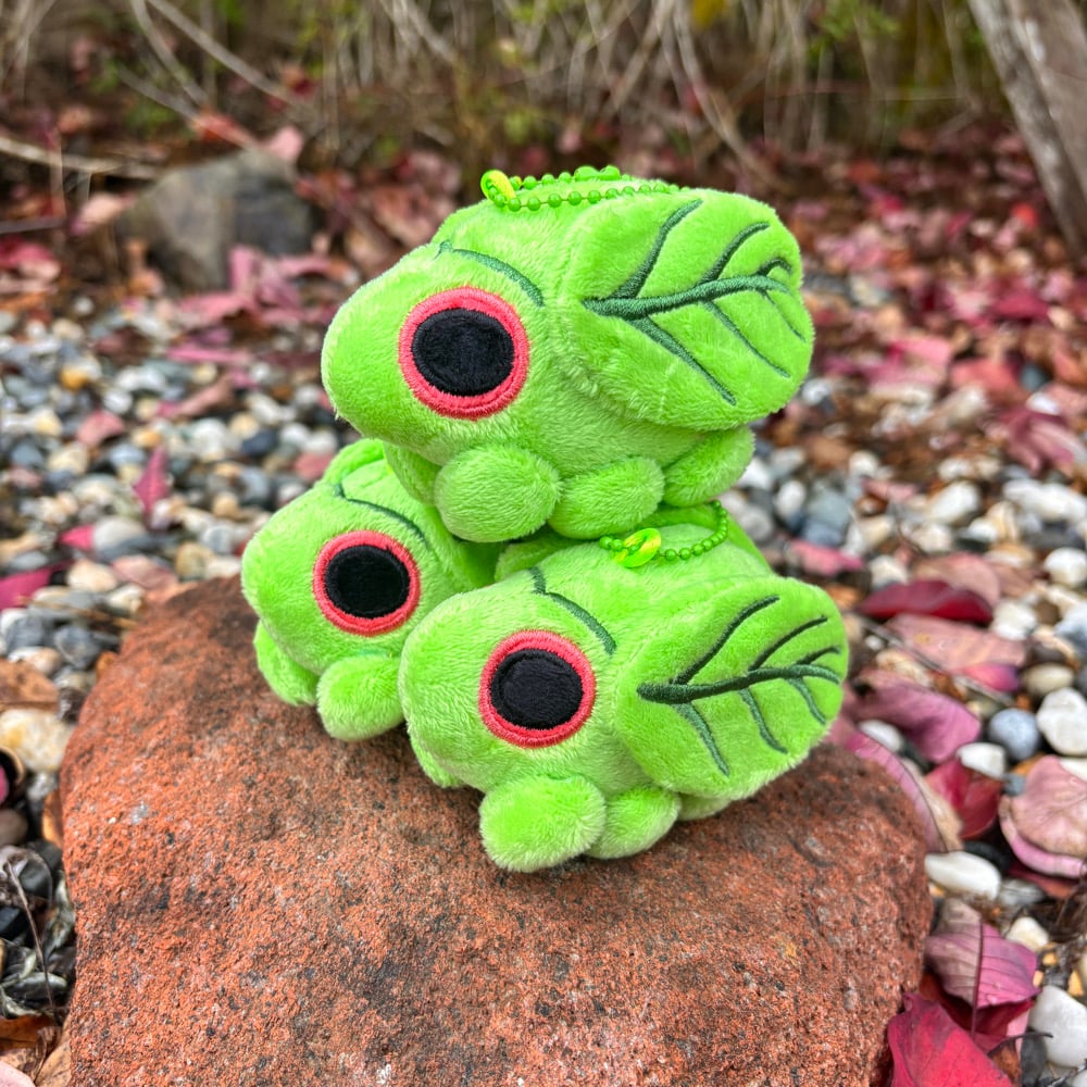 Green Planthopper Plush Keychain | fossilforager