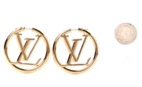 Image 2 of Gold Hoops 
