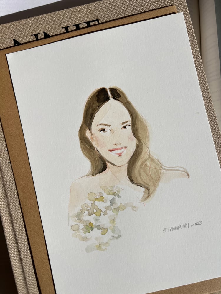 Image of Fashion Portrait Illustration / Colour