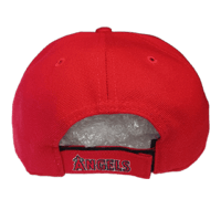 Image 4 of 47 Brand MVP Los Angeles Angels Hat Cap Mens Adjustable Red MLB