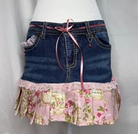 Image 1 of Tea Time Denim Mini Skirt 🍰🫖